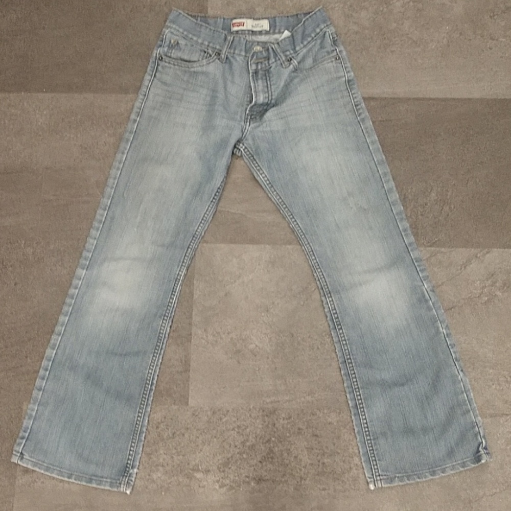 Levi's 527 boot cut jeans size 27x29, 18 slim